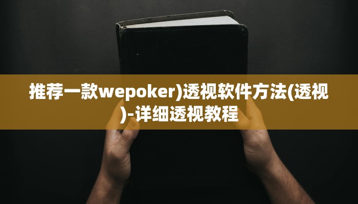 推荐一款wepoker)透视软件方法(透视)-详细透视教程