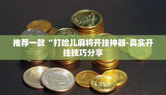 推荐一款“打哈儿麻将开挂神器-真实开挂技巧分享