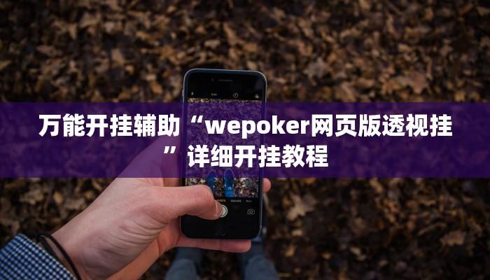 万能开挂辅助“德扑之星确实有辅助软件(透视)!详细教程透视方法