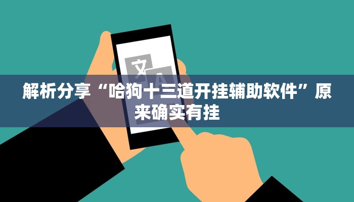 解析分享“哈狗十三道开挂辅助软件”原来确实有挂
