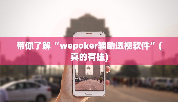 带你了解“wepoker辅助透视软件”(真的有挂)