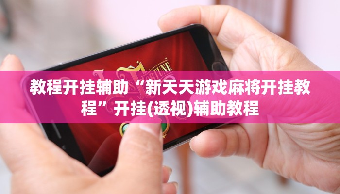 教程开挂辅助“新天天游戏麻将开挂教程”开挂(透视)辅助教程