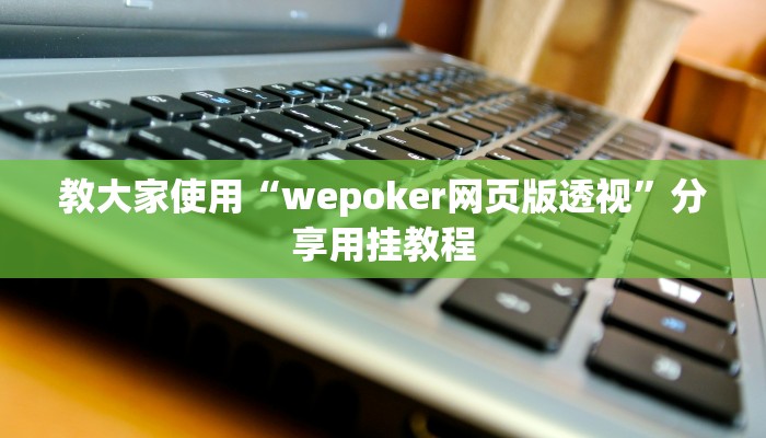 三分钟科普wepoker德州透视作弊挂(作弊)”附开挂脚本详细教学