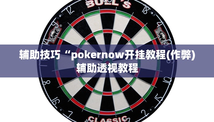 辅助技巧“pokernow开挂教程(作弊)辅助透视教程