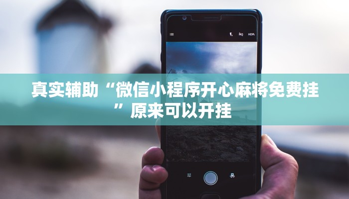 真实辅助“微信小程序开心麻将免费挂”原来可以开挂 