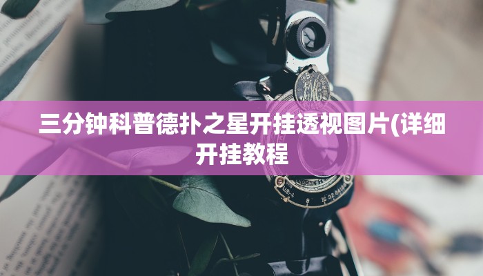 三分钟科普德扑之星开挂透视图片(详细开挂教程