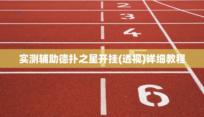 实测辅助德扑之星开挂(透视)详细教程