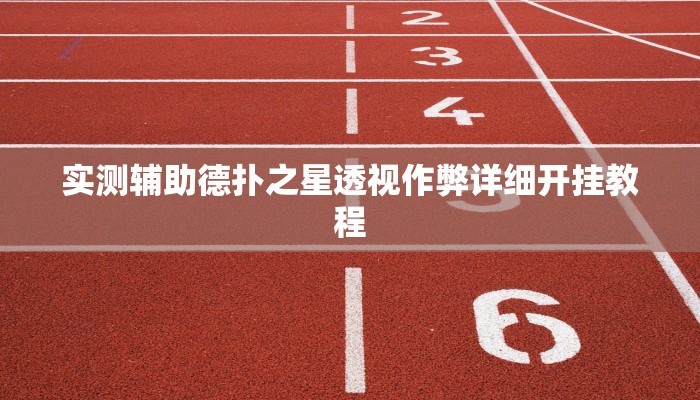 实测辅助德扑之星透视作弊详细开挂教程