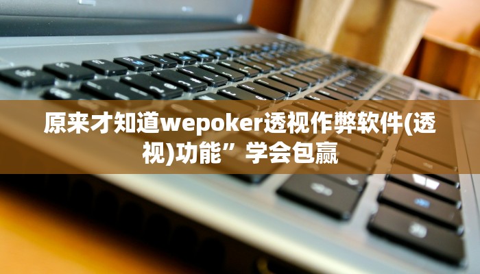 原来才知道wepoker透视作弊软件(透视)功能”学会包赢