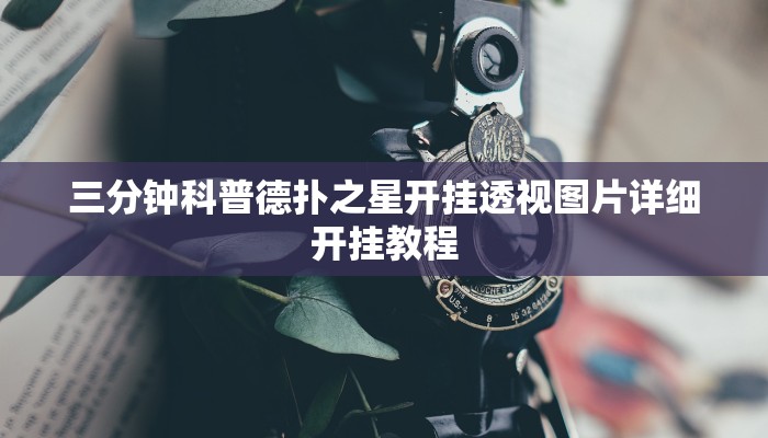 -分钟科普wepoker辅助透视挂软件(原来真的能开挂)