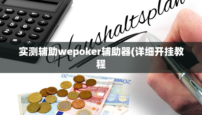 实测辅助wepoker辅助器(详细开挂教程