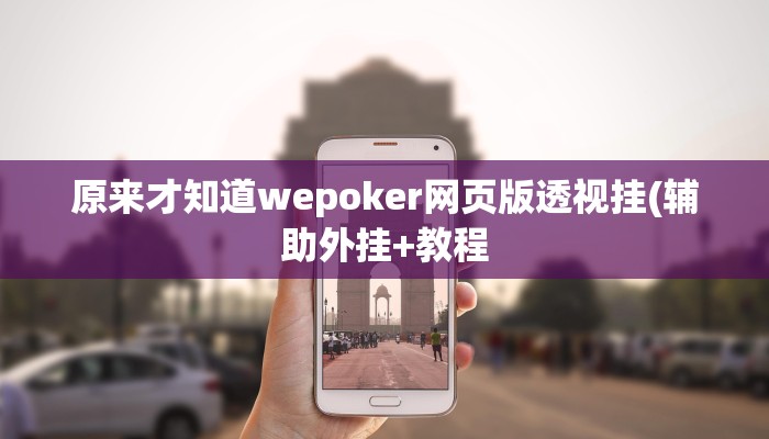 原来才知道wepoker网页版透视挂(辅助外挂+教程