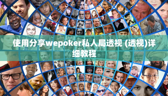 使用分享wepoker私人局透视 (透视)详细教程