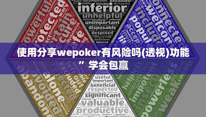 使用分享wepoker有风险吗(透视)功能”学会包赢