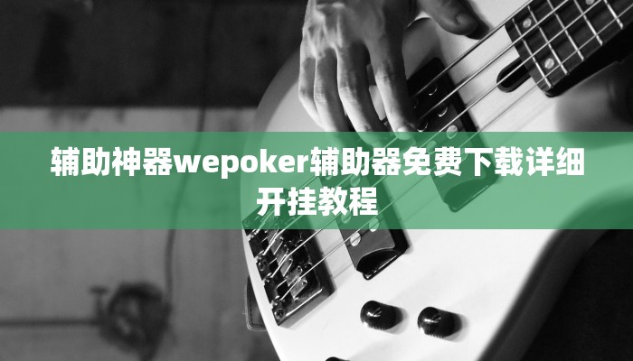 辅助神器wepoker辅助器免费下载详细开挂教程