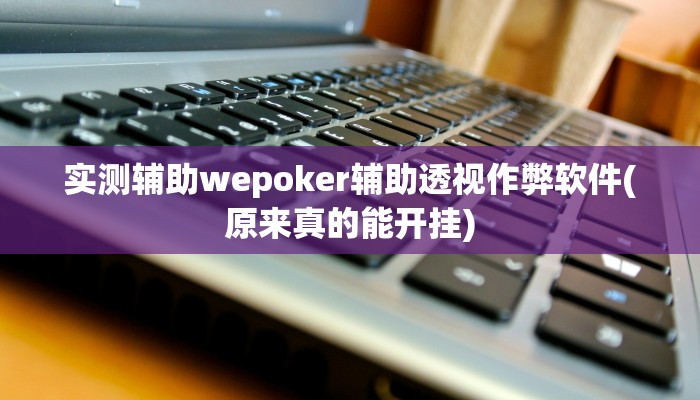 实测辅助wepoker辅助透视作弊软件(原来真的能开挂)