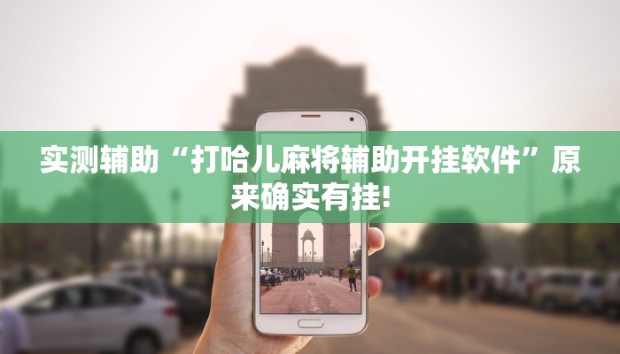 实测辅助“打哈儿麻将辅助开挂软件”原来确实有挂!