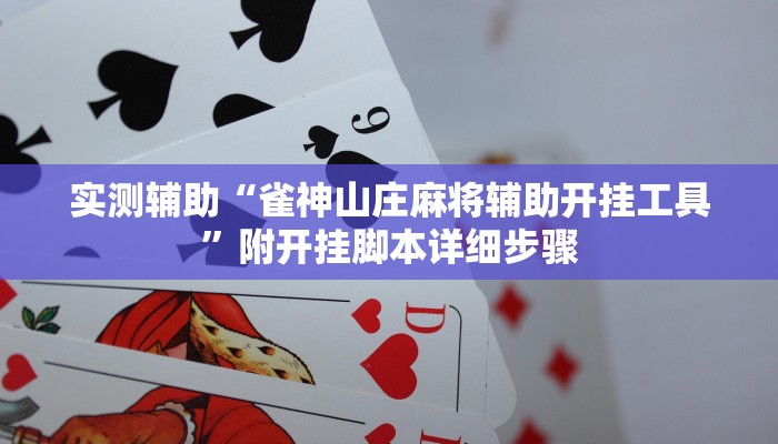 实测辅助“雀神山庄麻将辅助开挂工具”附开挂脚本详细步骤