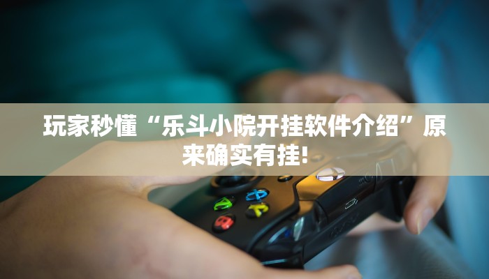 玩家秒懂“乐斗小院开挂软件介绍”原来确实有挂!