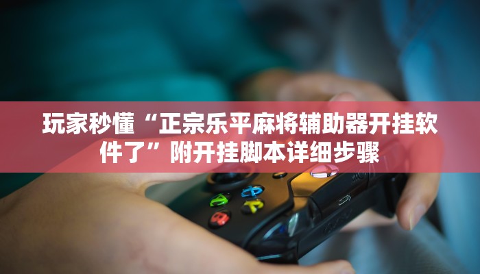 玩家秒懂“正宗乐平麻将辅助器开挂软件了”附开挂脚本详细步骤