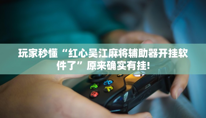 玩家秒懂“红心吴江麻将辅助器开挂软件了”原来确实有挂!