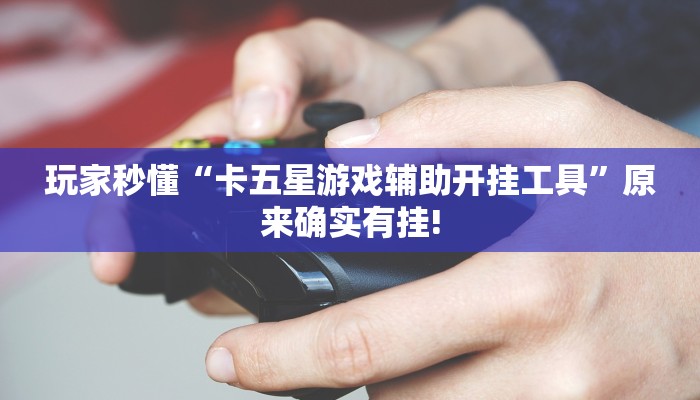 玩家秒懂“卡五星游戏辅助开挂工具”原来确实有挂!