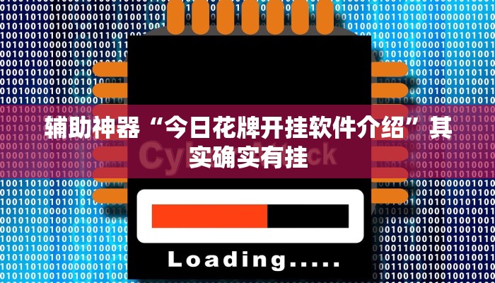 辅助神器“今日花牌开挂软件介绍”其实确实有挂