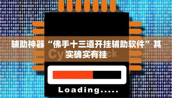 辅助神器“佛手十三道开挂辅助软件”其实确实有挂