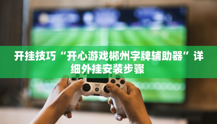 开挂技巧“开心游戏郴州字牌辅助器”详细外挂安装步骤 