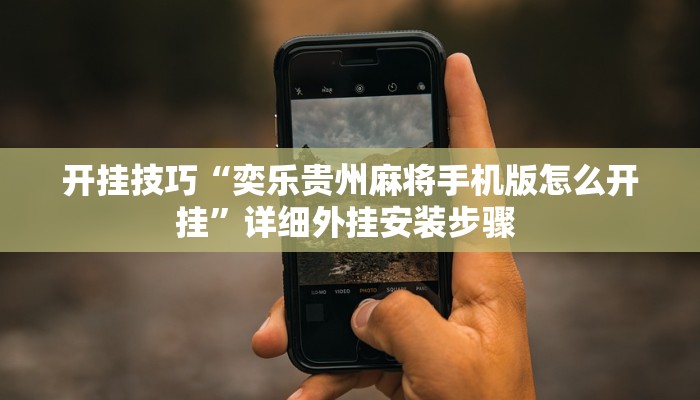 开挂技巧“wepoker透视挂作弊辅助”详细外挂安装步骤 