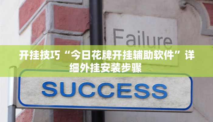开挂技巧“今日花牌开挂辅助软件”详细外挂安装步骤 