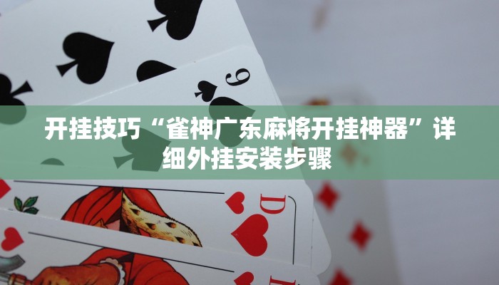 开挂技巧“雀神广东麻将开挂神器”详细外挂安装步骤 