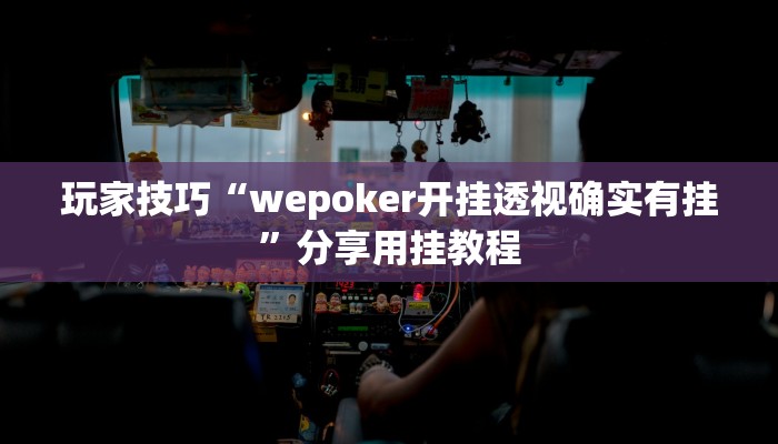 玩家技巧“wepoker开挂透视确实有挂”分享用挂教程 玩家技巧“wepoker开挂透视确实有挂”分享用挂教程
