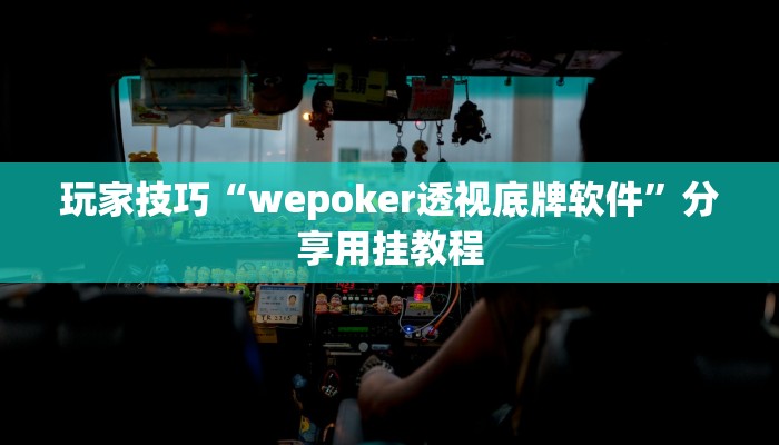 玩家技巧“wepoker透视底牌软件”分享用挂教程 玩家技巧“wepoker透视底牌软件”分享用挂教程