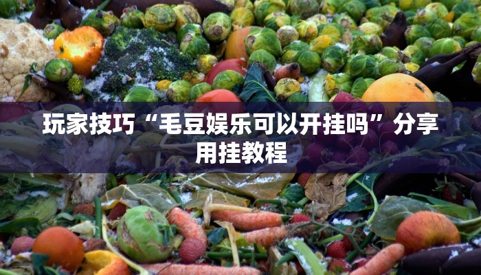 玩家技巧“毛豆娱乐可以开挂吗”分享用挂教程 玩家技巧“毛豆娱乐可以开挂吗”分享用挂教程