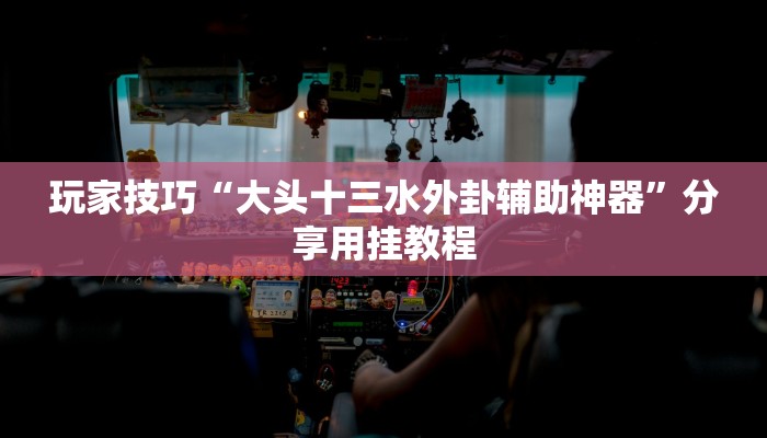 玩家技巧“大头十三水外卦辅助神器”分享用挂教程 玩家技巧“大头十三水外卦辅助神器”分享用挂教程
