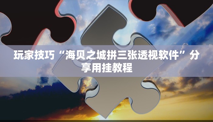 玩家技巧“海贝之城拼三张透视软件”分享用挂教程 玩家技巧“海贝之城拼三张透视软件”分享用挂教程