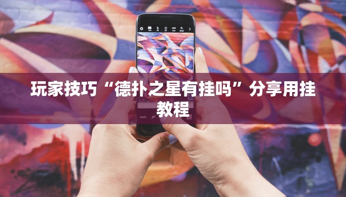 玩家技巧“德扑之星有挂吗”分享用挂教程 玩家技巧“德扑之星有挂吗”分享用挂教程